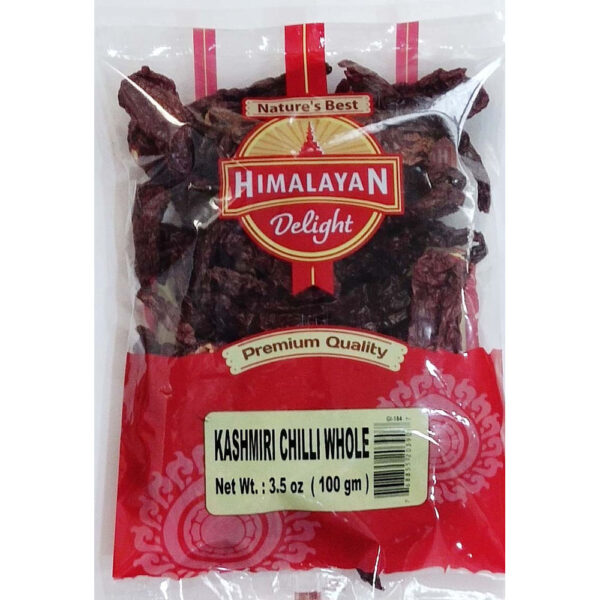 Chilli Whole Kashmiri Without Stem